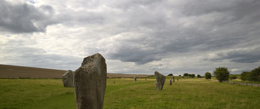 A field full of huge stones